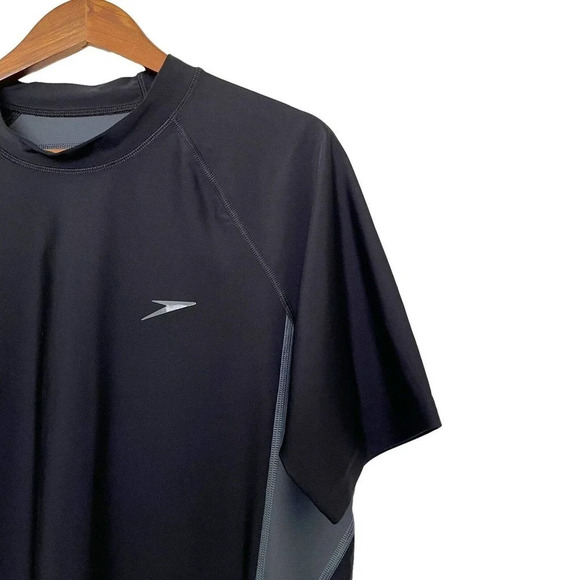 Speedo Mens Rashguard UV Block The Burn Size Medium - Picture 4 of 6